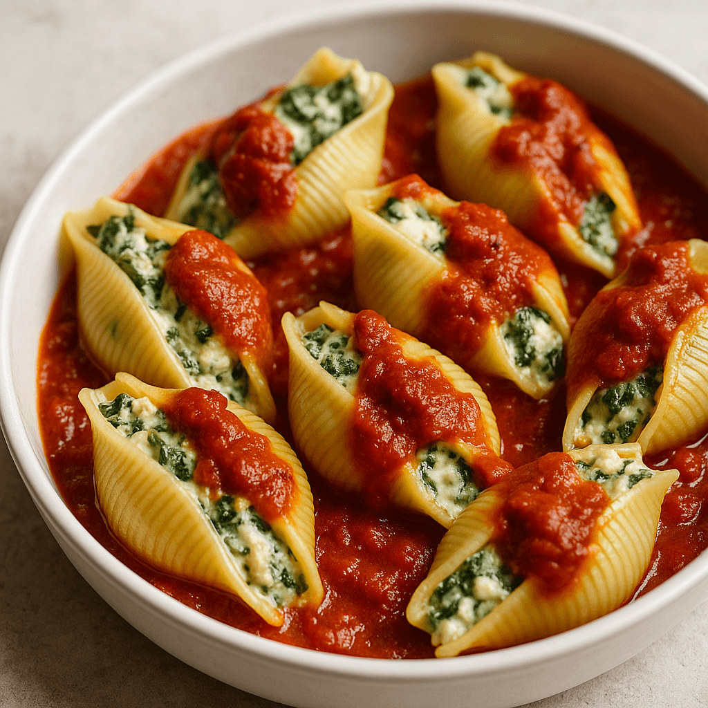 Vegetarian Stuffed Shells hero image